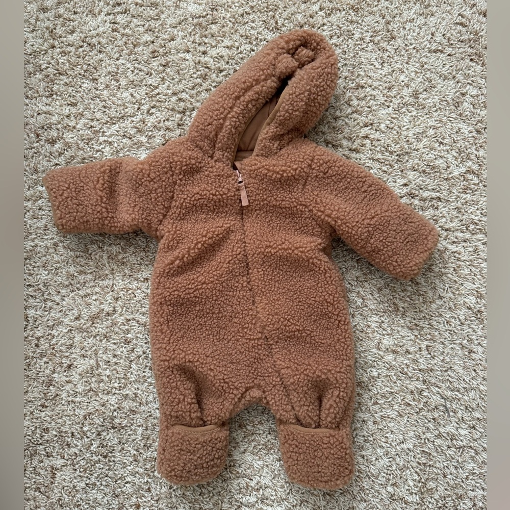 Wonder Nation baby teddy snowsuit.